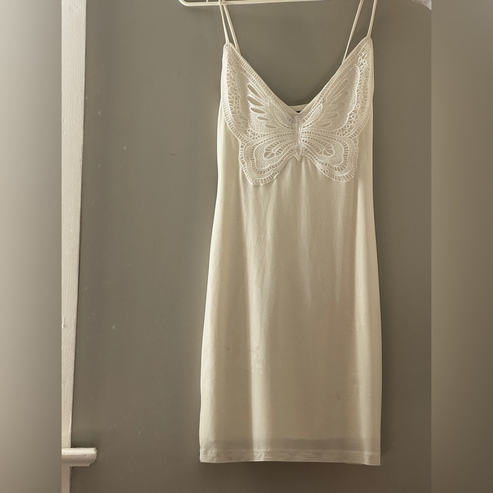 Windsor Cream Lace Butterfly Dress